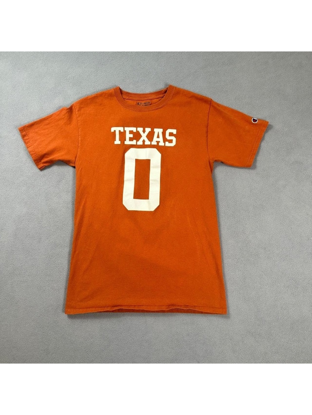 Champion Texas Longhorns T Shirt Mens S Burnt Orange Sanders #0 UT University